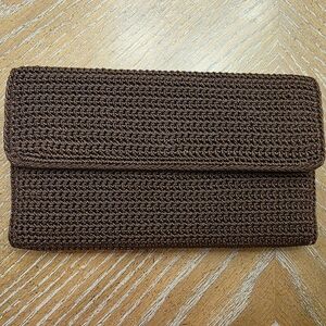 The Sak Brown Crochet Wallet